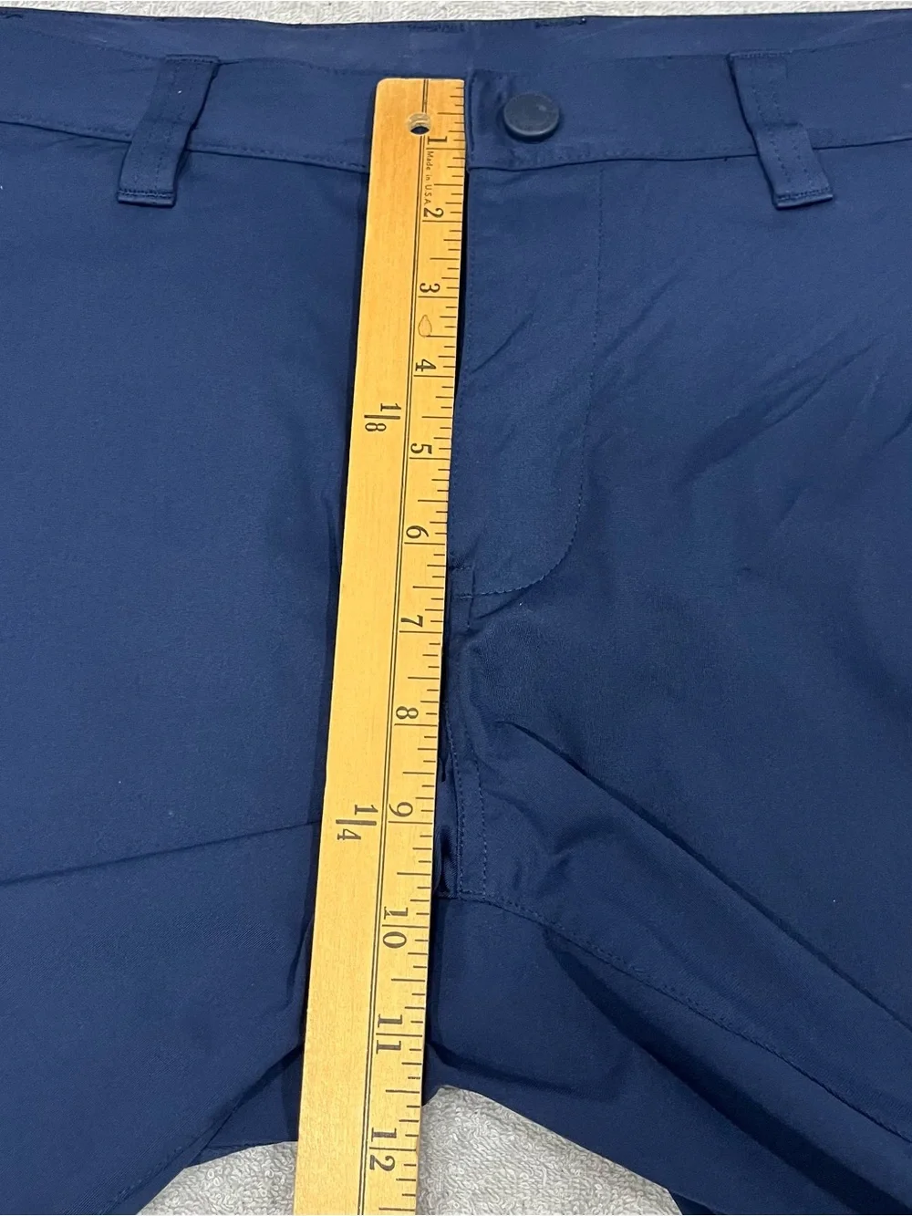 Rhone Shorts Mens 30 Blue Commuter Performance Stretch Chino Travel 7” Inseam